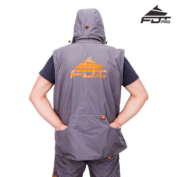 Reliable Dog Trainer Suit of Grey Color from FDT Pro Wear