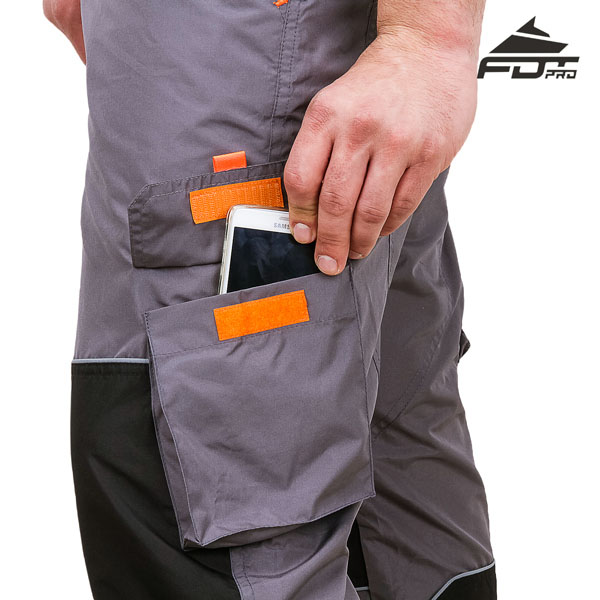FDT Pro Design Dog Trainer Pants with Strong Velcro Side Pocket