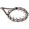 "Pro Style" Herm Sprenger Black Stainless Steel English Bulldog Prong Collar 1/6 inches (4.0 mm)