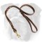Fabulous Leather English Bulldog Leash with Two Handles