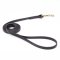 Black Biothane English Bulldog Leash for Walking, Tracking