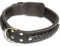 Custom Black collar 25'' for English Bulldog/25 inch dog collar