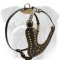 Exclusive Design Studded Leather Harness for English Bulldog