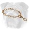 Curogan Fur Saver for English Bulldog - Stylish Choke Chain Collar - 1/9 inch (3 mm)