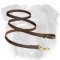 Durable Leather Dog Lead for English Bulldog
