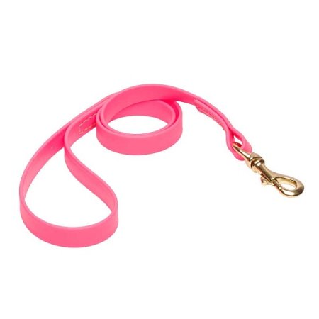 Pink Waterproof English Bulldog Leash Made of Biothane