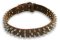 Spike Brown collar 25'' for English Bulldog /25 inch dog collar