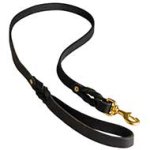 Designer Leather English Bulldog Leash