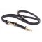Multipurpose Black Biothane English Bulldog Leash for over 7 Different Activities