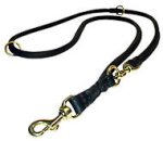 Leather Round Dog Leash - Leash for English Bulldog