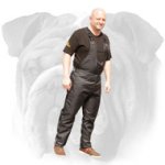 Nylon Scratch Pants for English Bulldog Training
