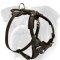 Leather Dog Harness for English Bulldog Attack Training and Walking
