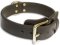 Heavy Duty Leather Dog Collar for English Bulldog