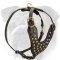 Adjustable Studded 2-Ply Harness for English Bulldog