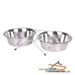 Durable Stainless Steel Bowls with Stand