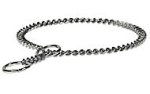 Chrome Plated Choke Chain Collar for English Bulldog