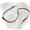 Leather English Bulldog Leash for Training, Walking, Tracking