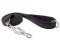 English Bulldog Leather Flat Leash with HS Snap Hook