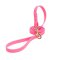 Pink Waterproof English Bulldog Leash Made of Biothane