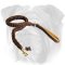 Anti-pulling Leather English Bulldog Leash with Soft Handle