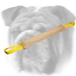 Pro Jute English Bulldog Bite Tug for Young Dog Training