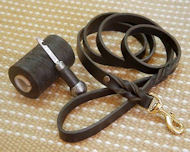 Leather Braided Obedience Lead for ENGLISH BULLDOG walking Leather Braided Obedience Lead for ENGLISH BULLDOG walking
