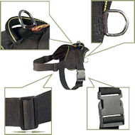 Nylon Designer Dog Harness for English Bulldog Nylon Designer Dog Harness for English Bulldog