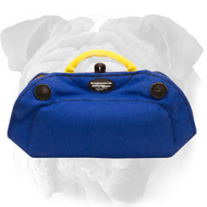 French Linen English Bulldog Bite Builder with 2 Padded Hard Handles