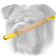 Pro Jute English Bulldog Bite Tug for Young Dog Training