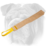 English Bulldog Bite Rag Made of Jute for Prey Drive Training