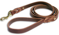 Heavy Duty Harness Leather Lead for English Bulldog Heavy Duty Harness Leather Lead for English Bulldog