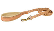 Leather 4 Foot Leash for English Bulldog Leather 4 Foot Leash for English Bulldog