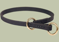 Leather Choke Collar for English Bulldog