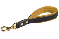 Leather Dog Lead Hand Loop for English Bulldog Leather Dog Lead Hand Loop for English Bulldog