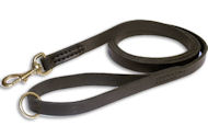 Leather Rescue Leash 3/4 inch on 6 FOOT for English Bulldog Leather Rescue Leash 3/4 inch on 6 FOOT for English Bulldog