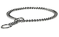 Chrome Plated Choke Chain Collar for English Bulldog