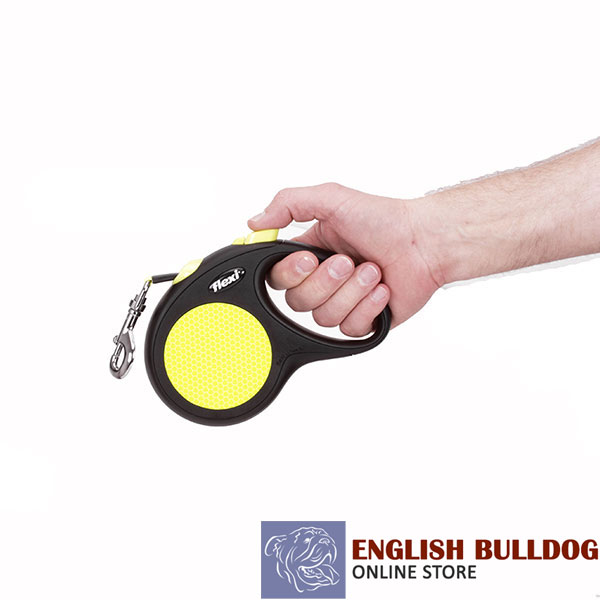 Retractable Leash with Easy-to-unlock Strong Chrome Plated Snap