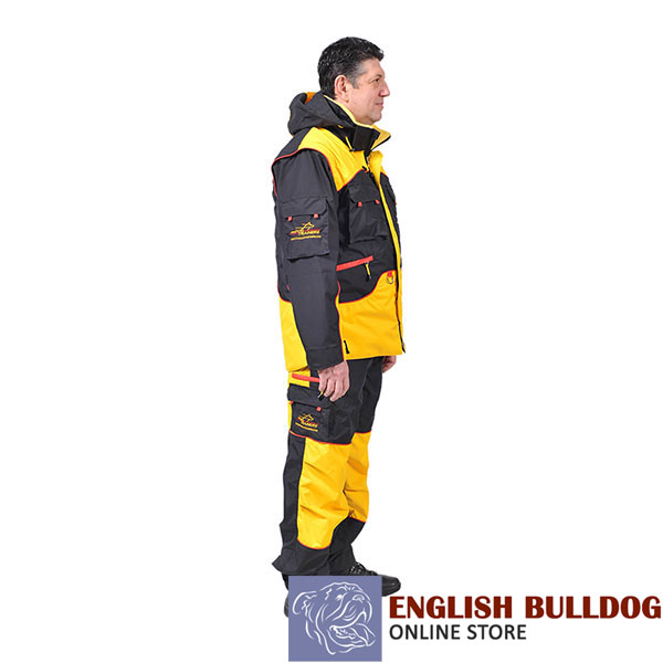 Handy Dog Training Bite Suit with a Few Pockets