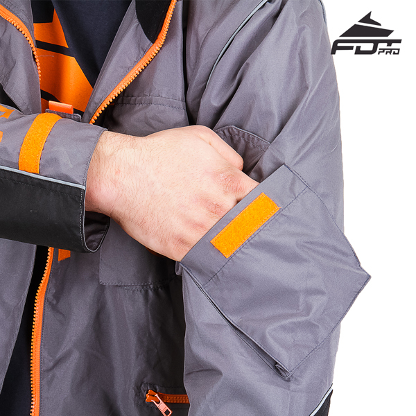 Comfy Sleeve Pocket on Pro Design Dog Tracking Jacket