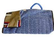 English Bulldog Bite Sleeve Cover Made of French Linen with Reliable Handle