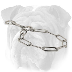 Fur saver collar for English Bulldog behavior  correction