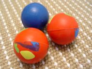 English Bulldog Crazy Color Rubber Ball English Bulldog Crazy Color Rubber Ball
