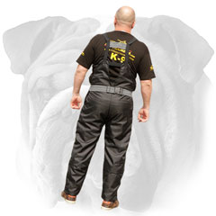 Pants with back belt for better adjustment