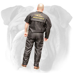 Pants and jacket for English Bulldog training