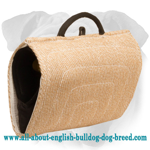 Jute English Bulldog Bite Builder for Proper Grip Building