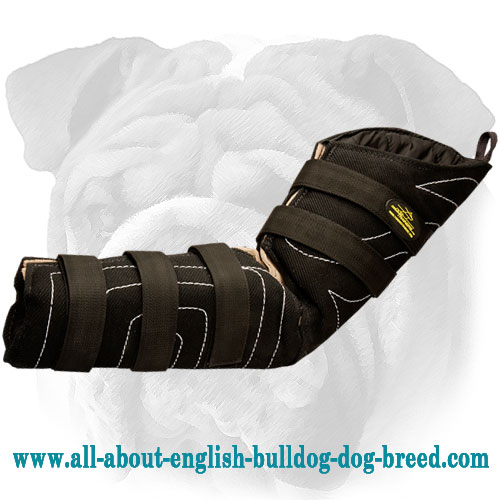 Hidden French Linen Bite Sleeve with Extra Plastic Reinforcement - Click Image to Close