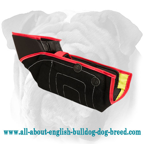 French Linen English Bulldog Bite Sleeve for Training Young and Adult Dogs