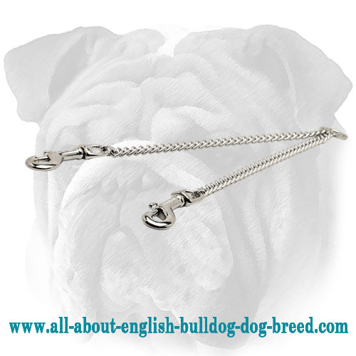 Steel Chrome Plated English Bulldog Coupler - Click Image to Close