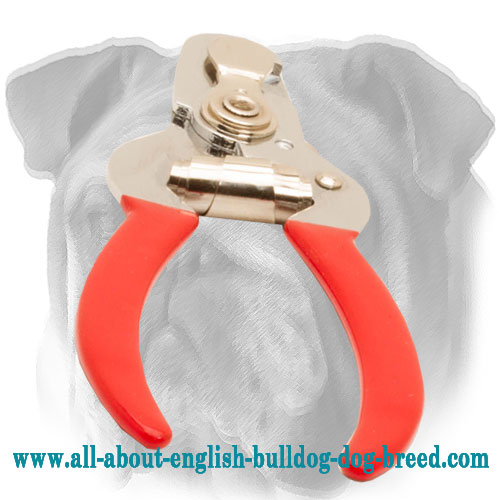 English Bulldog Trimmer with Vinyl Handles and Steel Blades