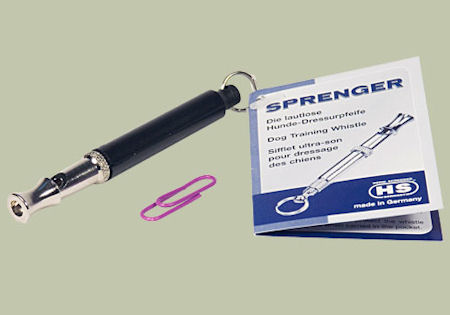 Silent Dog Training Whistle Herm Sprenger for Bulldog trainers